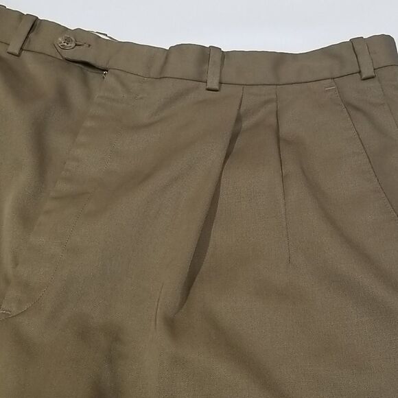 JB Britches Pants Men's 36x30 Nordstrom 100% Pure Virgin Wool Vintage Tan Preppy - Picture 3 of 10